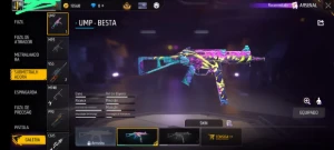 Conta De Free Fire Boot Com Angelical Roxa