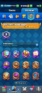 Conta Clash Royale 10K+ Troféus