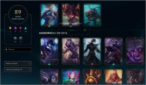 ACC DIAMANTE  - TODOS CAMPEÕES - 89 SKINS - 199 ICONES - League of Legends LOL