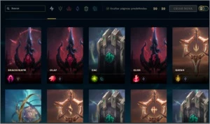 ACC DIAMANTE  - TODOS CAMPEÕES - 89 SKINS - 199 ICONES - League of Legends LOL