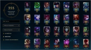 ACC DIAMANTE  - TODOS CAMPEÕES - 89 SKINS - 199 ICONES - League of Legends LOL