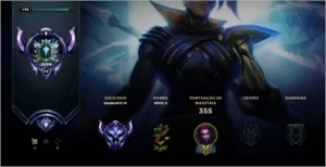 ACC DIAMANTE  - TODOS CAMPEÕES - 89 SKINS - 199 ICONES - League of Legends LOL