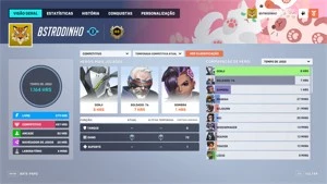 conta overwatch level 900 varias skins de evento - Blizzard