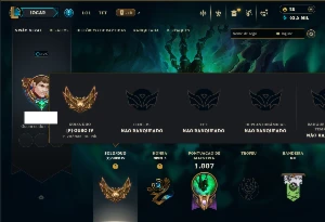 Ouro 4 com TODOS os Champs e 194 Skins ( SUP / MID  ADC )