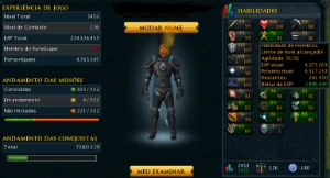 Conta runescape com total 2453. RS