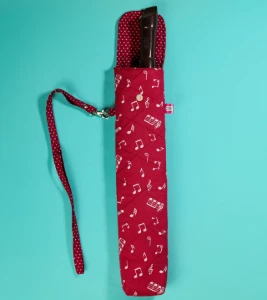 Capa Artesanal para Flauta Doce Soprano - Artesanato e Personalizados
