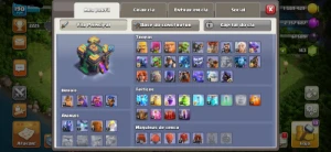 Cv14 Bem Upado com Casal Full Th14 Semi Full Ñ Cv15 Cv13 - Clash of Clans