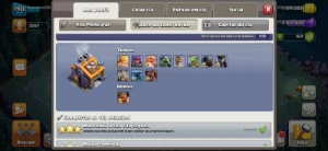 Cv14 Bem Upado com Casal Full Th14 Semi Full Ñ Cv15 Cv13 - Clash of Clans