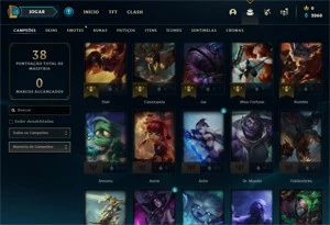 Conta Platina 4 - Smurf LOL (league of legends) ELOMOON