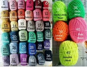 Corações de Crochê - Artesanato e Personalizados