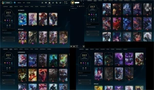 Conta de Lol 257 Skins Gold 4 + Valorant Skins (+e-mail) - League of Legends