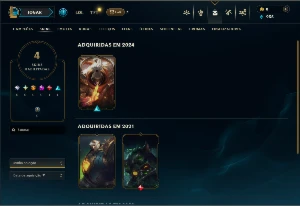 Unranked com 30 Champs e 4 Skins - League of Legends LOL