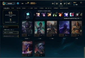 Unranked com 30 Champs e 4 Skins - League of Legends LOL