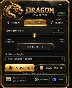 Dragon Macro — Pubg, R6 , Rust e War Outros | Indetectavel