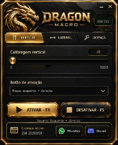 Dragon Macro — Pubg, R6 , Rust e War Outros | Indetectavel