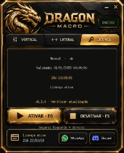 Dragon Macro — Pubg, R6 , Rust e War Outros | Indetectavel