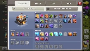 Conta clash of clans cv10