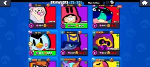 Conta Brawl Stars 36k de trofeús