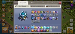 Cv13 Top + Conta Clash Royale - 5219 Gemas / 2 Equip. Épicos - Clash of Clans