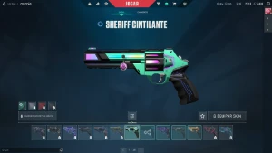 Valorant várias skins antigas, glitchpop e outras.