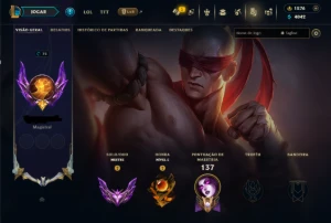Conta mestre - League of Legends LOL
