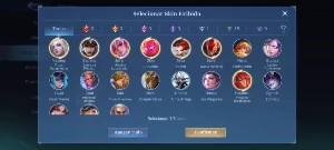 Conta Mobile Legends 31 Heróis + Honra Mítica + 19 Skins