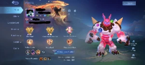 Conta Mobile Legends 31 Heróis + Honra Mítica + 19 Skins
