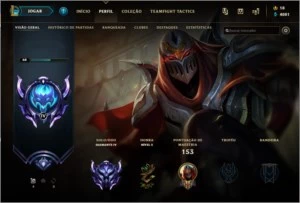CONTA DIAMANTE 4 (MMR BOM) - League of Legends LOL
