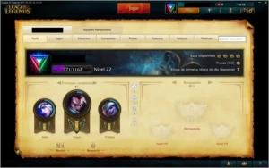 Conta League Of Legends Com Skin Projeto Yasuo (Lv:22) LOL