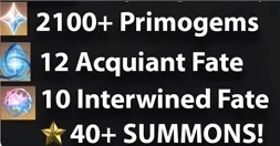 Genshin impact CONTAS  AR7 para reroll/gacha