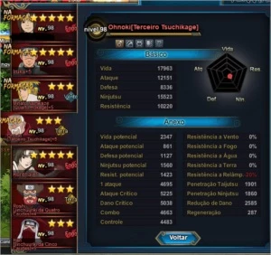 Conta Naruto Online +130k De Fc - Outros