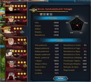 Conta Naruto Online +130k De Fc - Outros