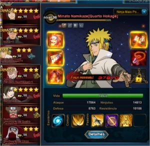 Conta Naruto Online +130k De Fc - Outros
