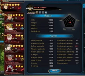 Conta Naruto Online +130k De Fc - Outros