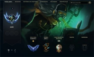 CONTA DIAMANTE 1 LEAGUE OF LEGENDS LOL