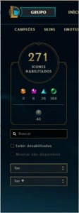 Conta league of legends Grão mestre LOL