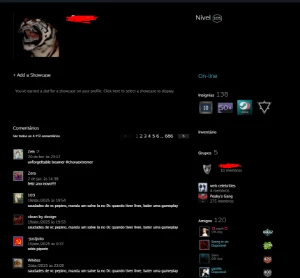 Conta Lv105 Steam, 80 Jogos, 11 Medalhas, 10 Anos De Serviço