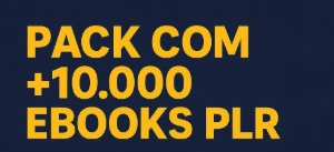 📚 Pack Com +10.000 Ebooks PLR🔥