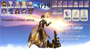 Starter Zhongli ar19   (evento de retorno ativo) - Genshin Impact