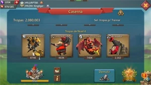 Conta T4 409M - Lords Mobile