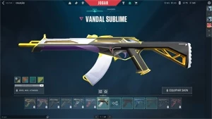 Conta Valorant com Vandal Sublime e Karambit