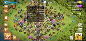 Clash of clans CV 11 Full só falta alguns muros