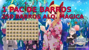 Pac De Barros - 250 Barros De Alquimia Mágica - Grand Fantasia GF