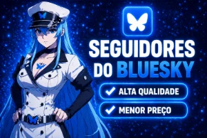 [O Mais Barato] Seguidores Do Bluesky - Redes Sociais