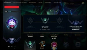 vendo conta lol com 2 skins MITICAS, 162 totais, Diamante 5 - League of Legends