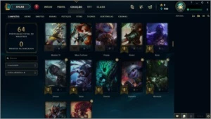 Conta Platina 4 - League of Legends LOL