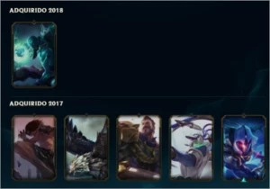 Conta ex platina 5 pra fazer md10 - League of Legends LOL