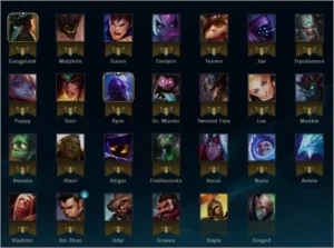 Conta ex platina 5 pra fazer md10 - League of Legends LOL