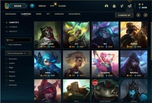 Conta ouro 2 com 140 Champs e 152 Skins ( 500k de Shaco ) - League of Legends LOL