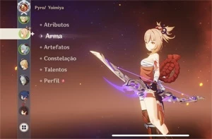 Ar33 Yoimiya + Agitação, ganyu, memória da poeira - Genshin Impact